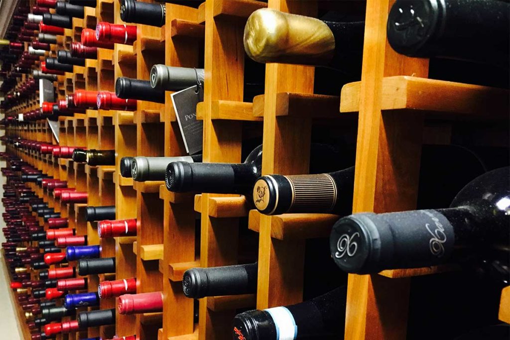 Wine storage in a cellar - tips on storing your wine 